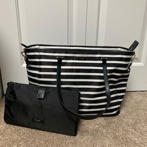 Never Used Kate Spade Dawn Sailing Stripe Baby Bag
